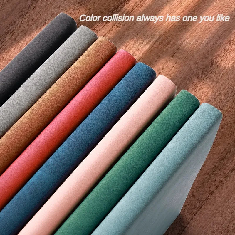 A5 Leather Book Skin Feeling Fashion Notepad Diary Learning Notebook Wholesale Business Office notebooks and journals note book