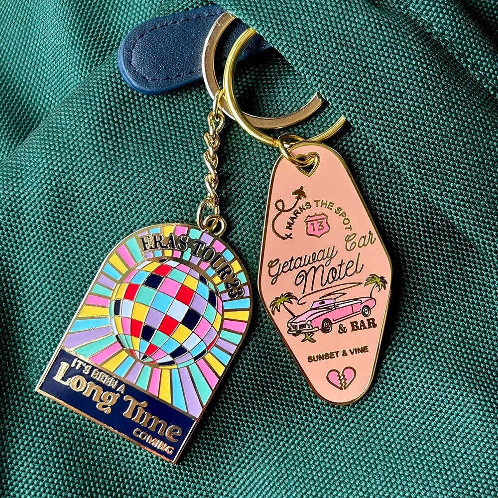 Music Singer Keychain Motel Key Chain Fashion Accessory