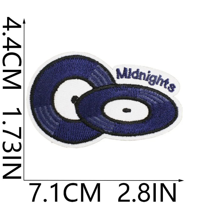 Swiftie Embroidered Iron-On Patches – Aesthetic Album & Era Appliqués for DIY Clothing, Bags, Jackets & Cardigans