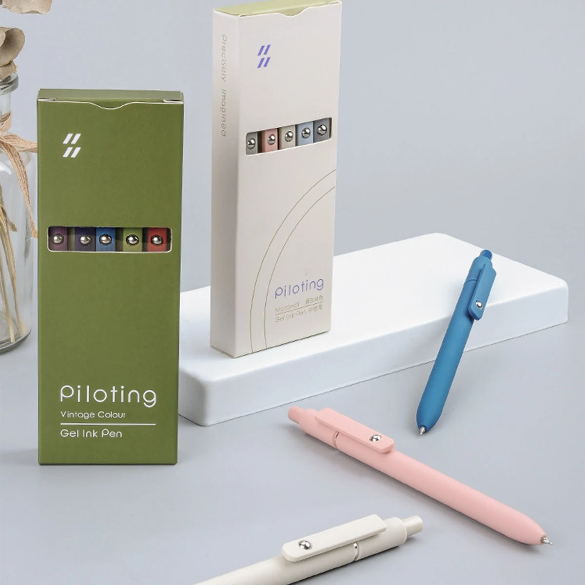 5 Pack 0.5mm Black Ink Pen Fine Tip Smooth Writing Used for Diary Notes Cute Office Study Supplies Gifts for Women Men