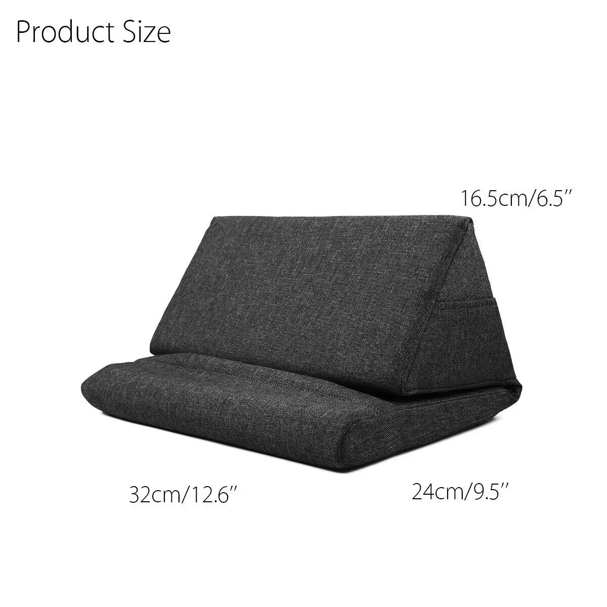 AB97-Portable Laptop Tablet Pouch Storage Foldable Tablet Pillow For Ipad Stand Holder Foam Lap Rest Cushion Home Office