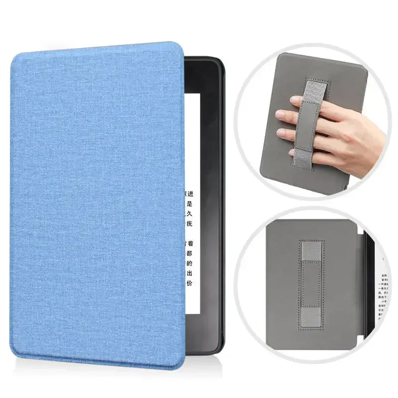 Handle Case For Kindle Paperwhite 2024 12th Generation Colorsoft 7 Inch Model No. SA569P SA568B Auto Wake/Sleep Shell Pouch 7”