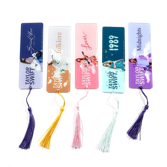 Pop-Artist Era Bookmark  – Aesthetic Tassel Bookmarks for Fans & Readers