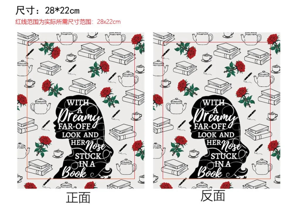 1 pc Sun Moon Star Book Sleeve with Zipper Galaxy Boho Book Protector Pouch for Paperback Black Space Waterproof Fabric