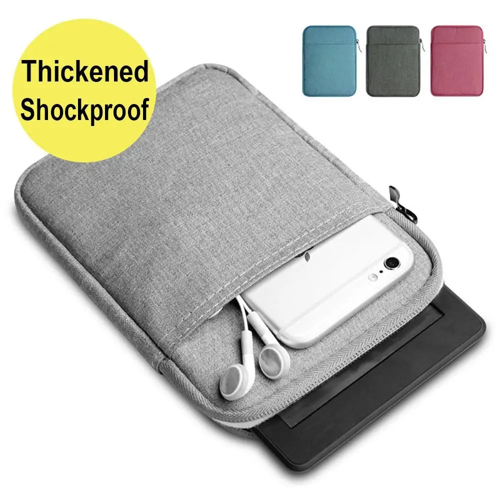 Portable E-Reader Sleeve For Kindle 6.8" Protective Case Insert Pouch 11th Generation 6" Paperwhite Carrying Bag Shockproof
