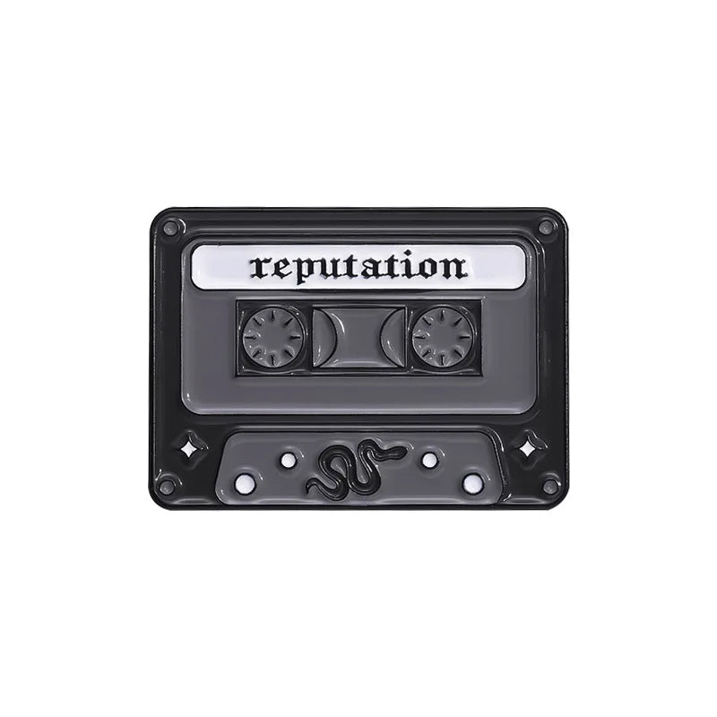 Retro Cassette Enamel Pins — Era-Inspired Collectible Set