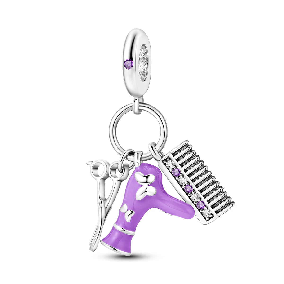 925 Silver Charms Skirt Ballet Shoes Pink Pendants Fit Original Bracelet Beads Diy For Woman Jewelry