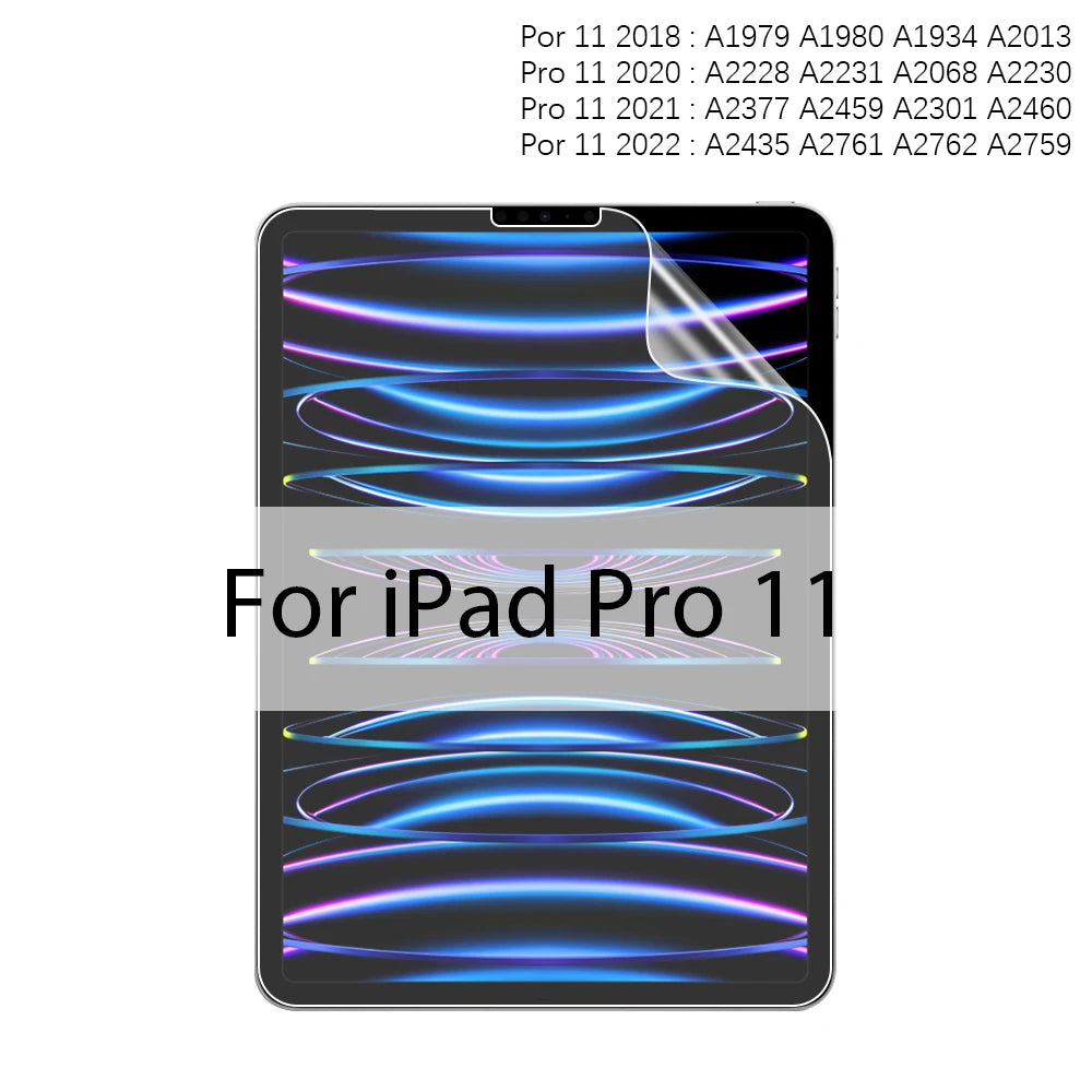 Like Paper Film Screen Protector For Ipad Pro 13 12.9 11 2025 M4 Air 4 5 3 10th 9th 8th 7th Generation Mini 6 7Matte Film Writer