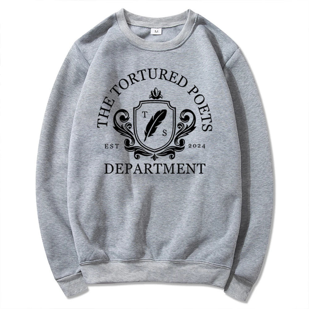 The Tortured Poets Department Sweatshirt New Music Album Shirt TTPD Hoodie All's Fair in Love and Poetry Crewneck Sweatshirts