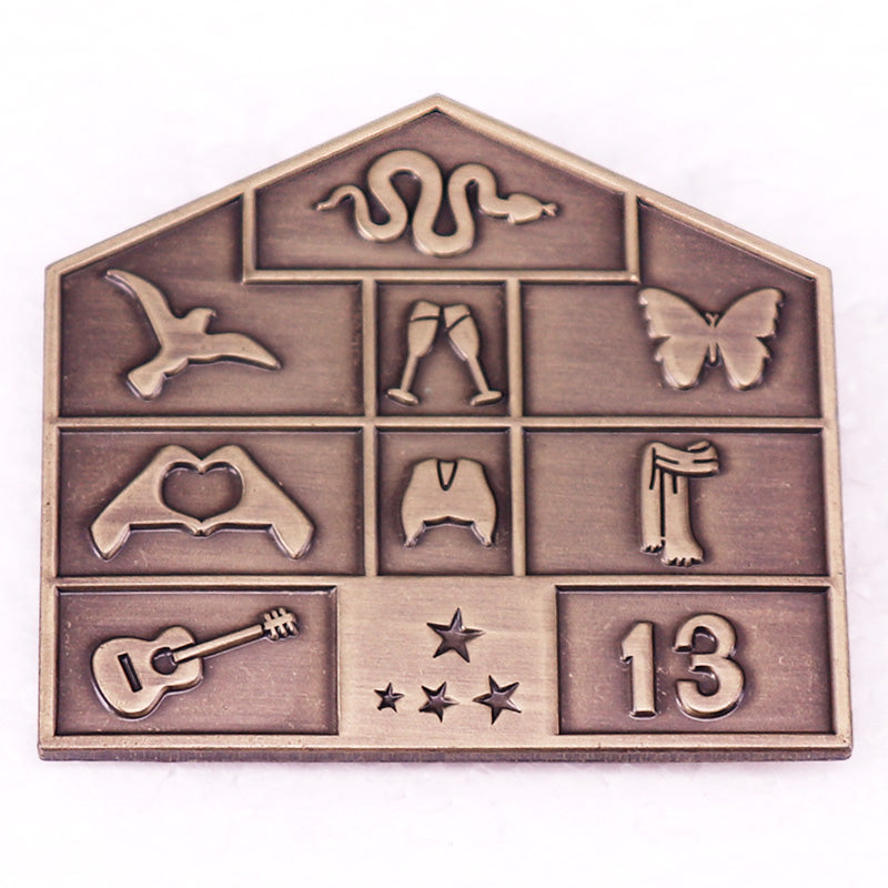 Swifties Gift Enamel Pin Badge Music Album Brooch Vintage Jewelry