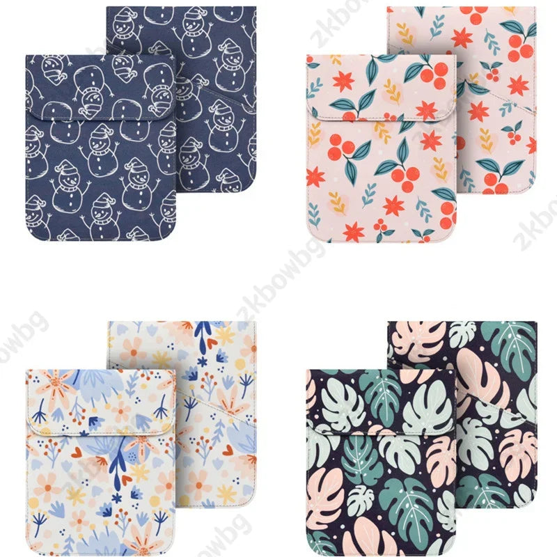 Universal Sleeve Cover for Kobo Clara Colour 6'' BW 2024 2E HD 2018 Glo HD Nia Aura HD H2O Edition 6.8'' E-book Pouch Bag Case