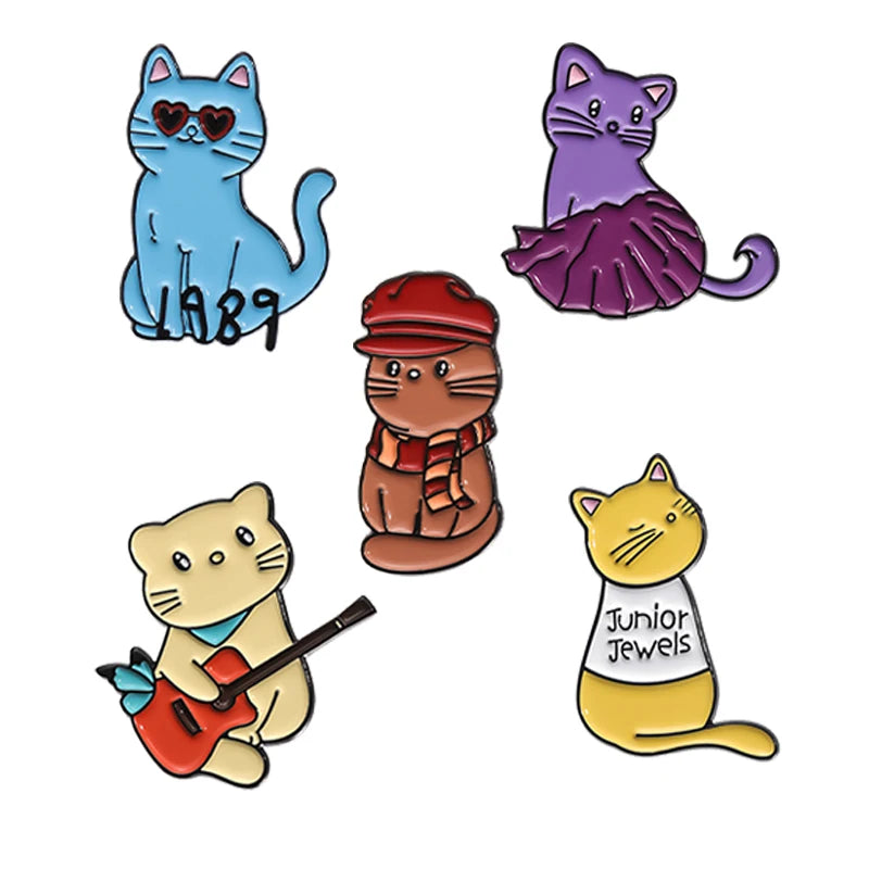 Pop Singer-Inspired Enamel Pin Sets – Aesthetic Enamel Brooches, Lyrics & Outfits | Cute Collectible Accessories for Bags, Jackets & Lanyards