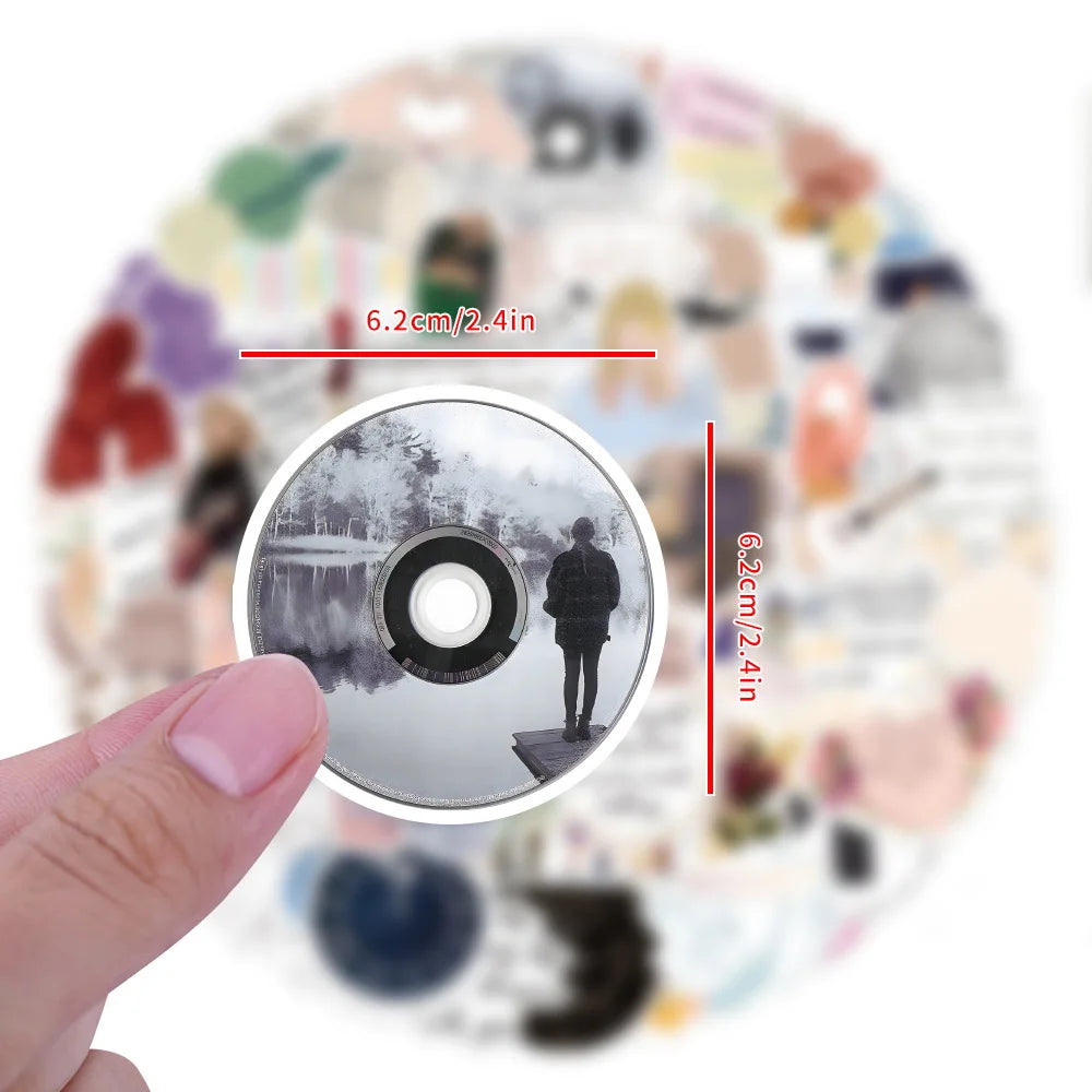 100-Piece Aesthetic Graffiti Sticker Pack (Swift-Inspired)