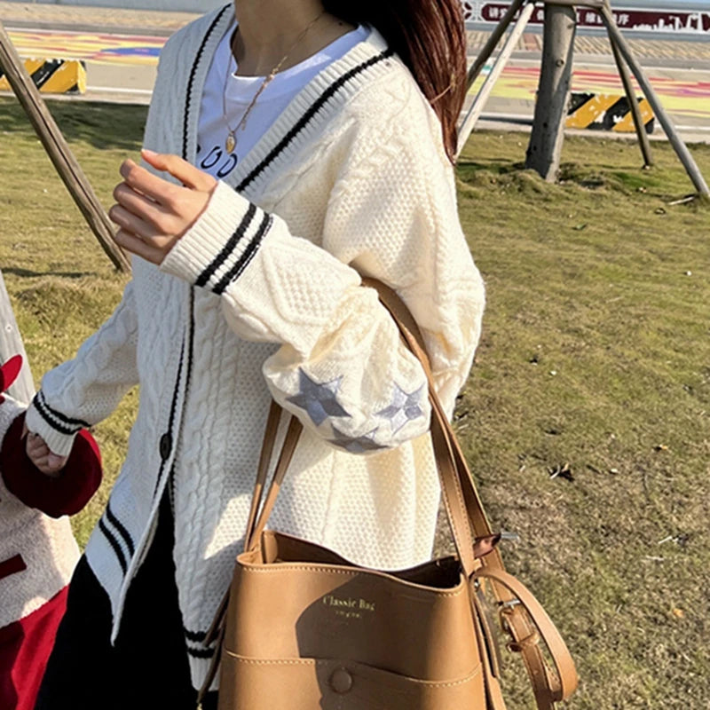 Cream Cabin Cardigan – Folklore/Evermore Inspired Cozy Knit