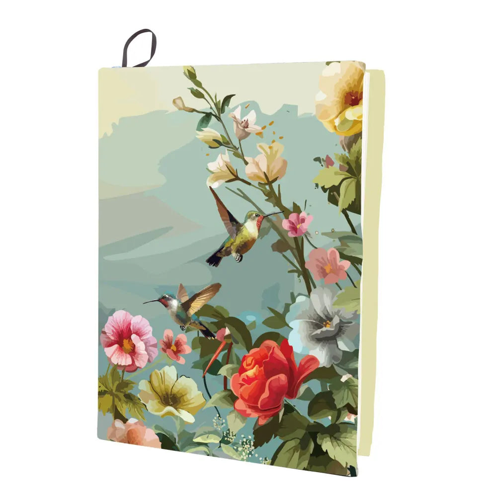 Cherry Blossom Stretchable Book Cover Flower Floral Pink Cover Washable Reusable Large Nylon Book Sleeve Book Protector Elastic