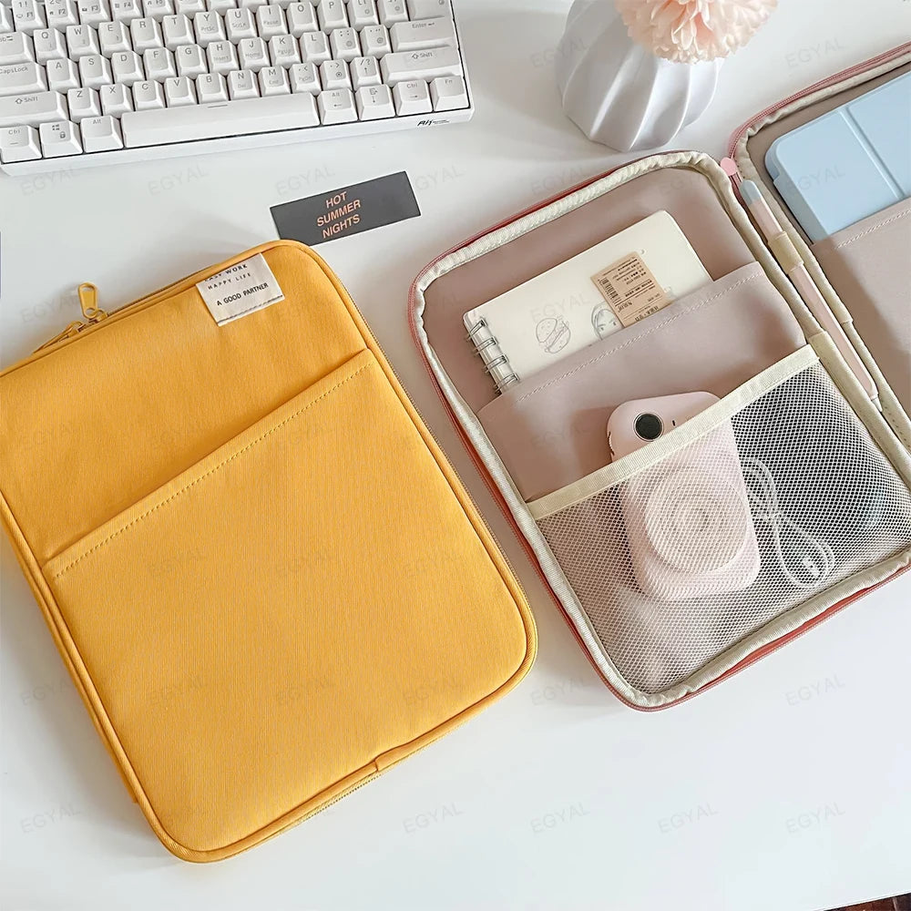 Tablet Sleeve Bag 9-11 inch for XiaoMi Pad 5 Pro iPad Air Pro 11 13 M4 M2 10th/9/8 10.2 For Samsung Huawei Shockproof Pouch Bags
