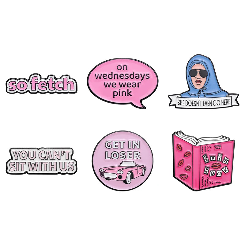 Pop Singer-Inspired Enamel Pin Sets – Aesthetic Enamel Brooches, Lyrics & Outfits | Cute Collectible Accessories for Bags, Jackets & Lanyards