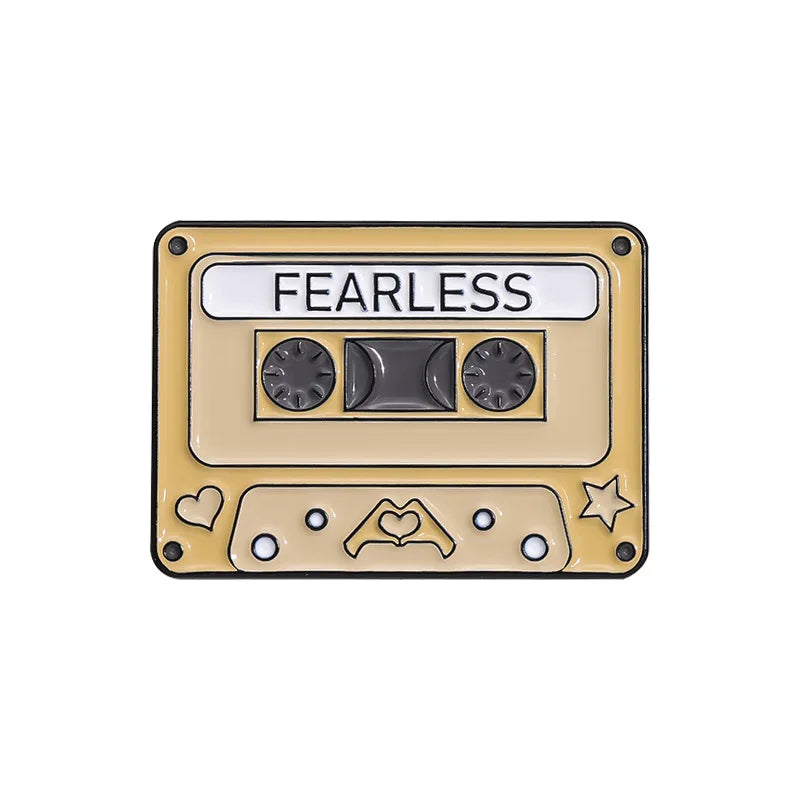 Retro Cassette Enamel Pins — Era-Inspired Collectible Set