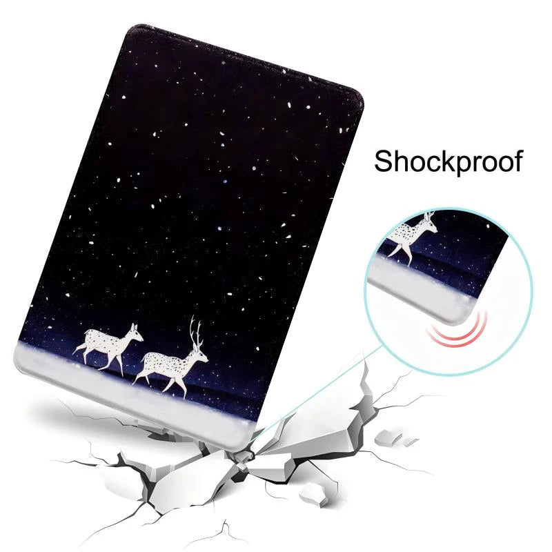 For Kindle Paperwhite 12th Generation Case 2024 Signature Edition 7 inch Leather Case with Hand Strap SA568B Auto Sleep Cover