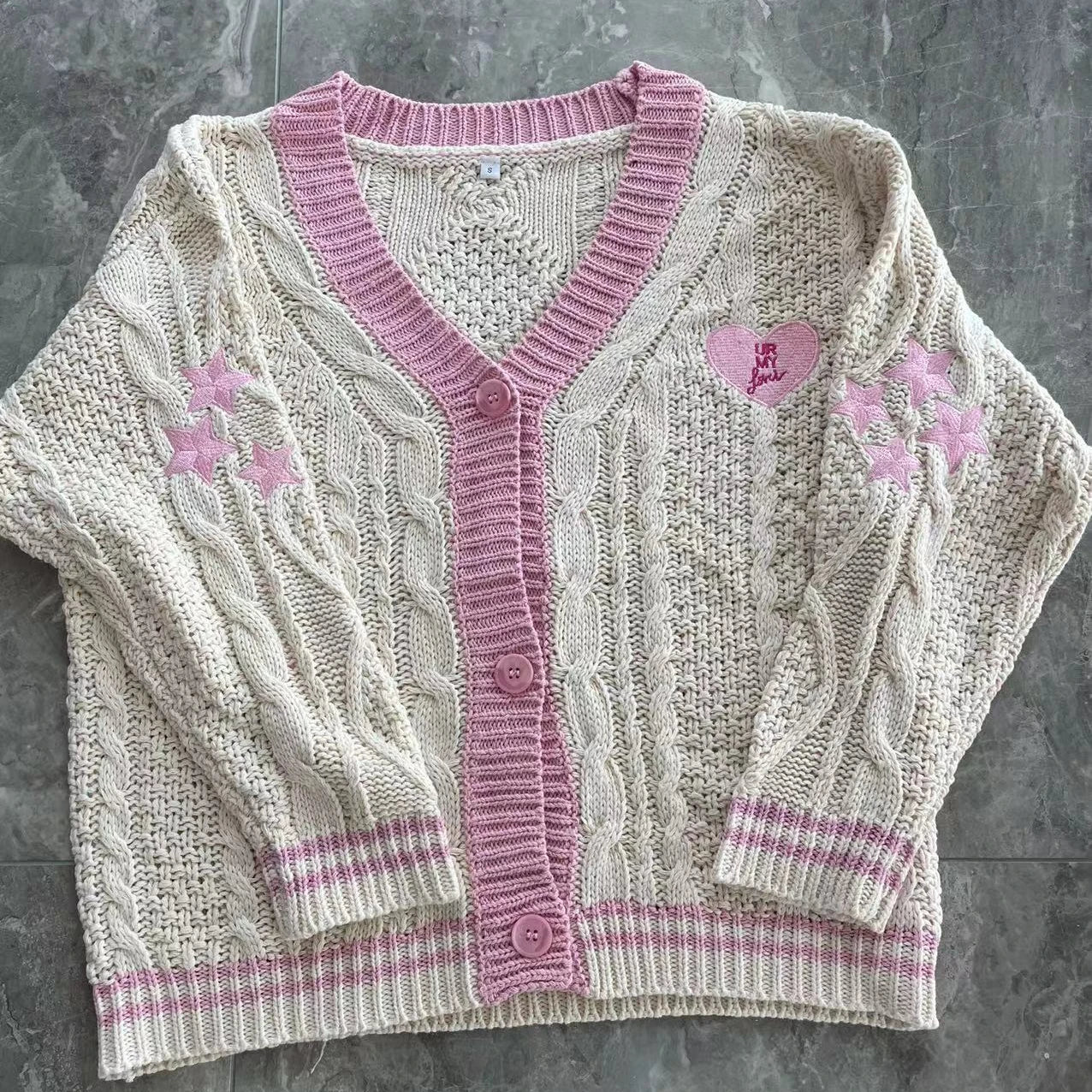 Midnight Stars Navy Cardigan – Midnights Inspired Knit Sweater