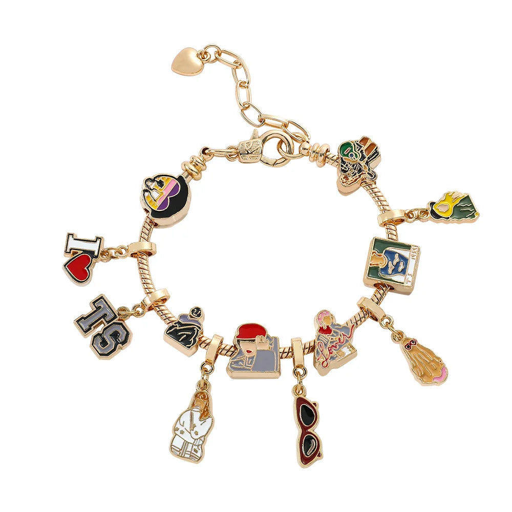 Era Icons Charm Bracelet Collection – Swiftie-Inspired Jewelry (4 Styles)