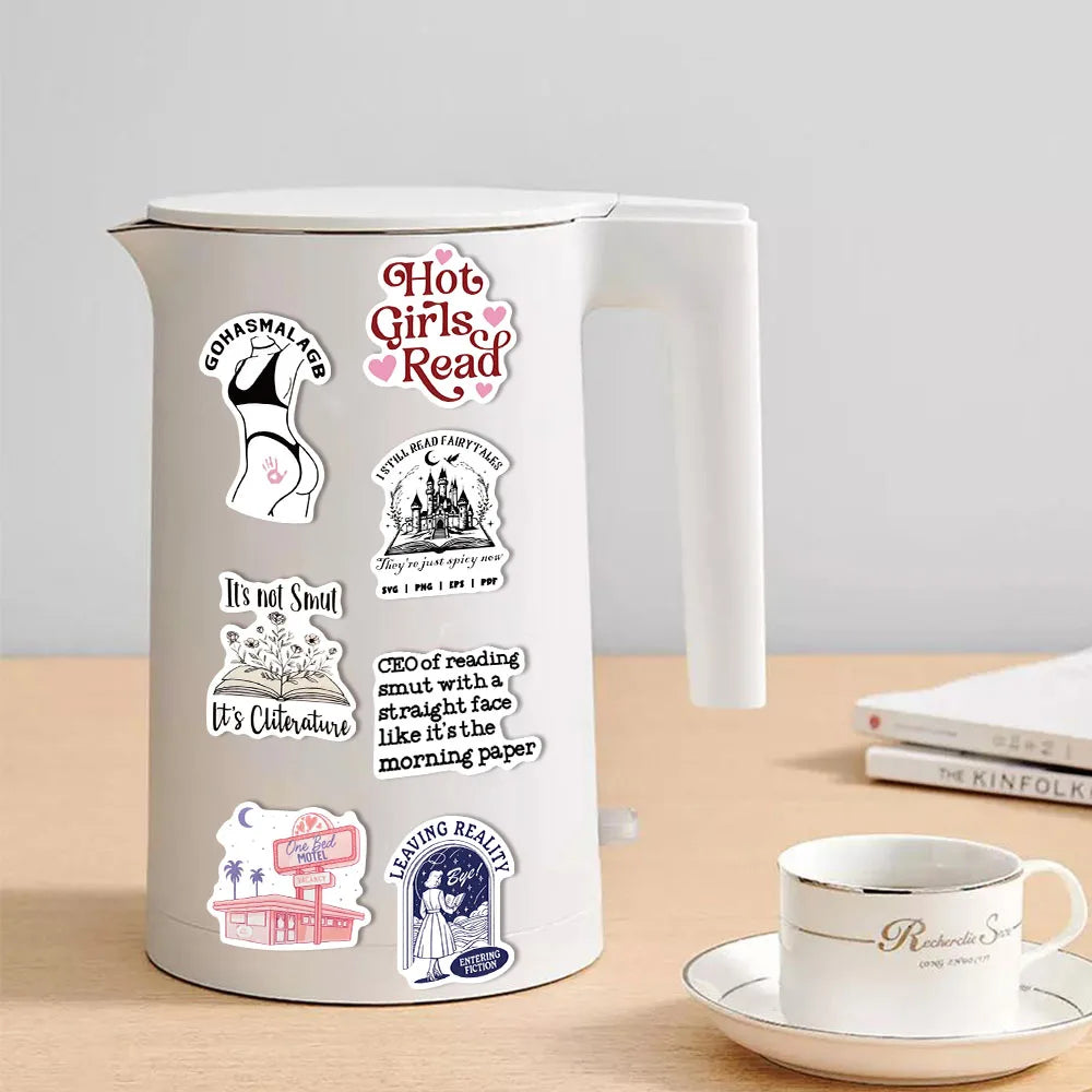 50/150PCS Romantic Reading Style Graffiti Star Covering Cartoon Stickers DIY Notebook Waterproof Stickers