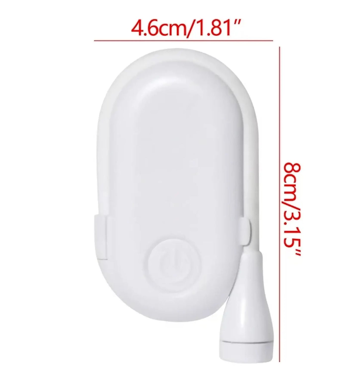 Portable Mini LED Book Light 3 Color Warm Cool White Rechargeable Clip 360° Flip Book Lamp for Travel Bedroom Reading Light