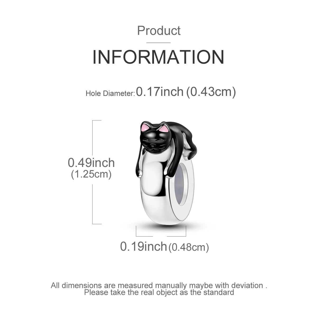 Charms Fit Original Beads 925 Sterling Silver Clip Charms Zircon Silicone Spacer Beads fit Bracelet Women DIY Gift