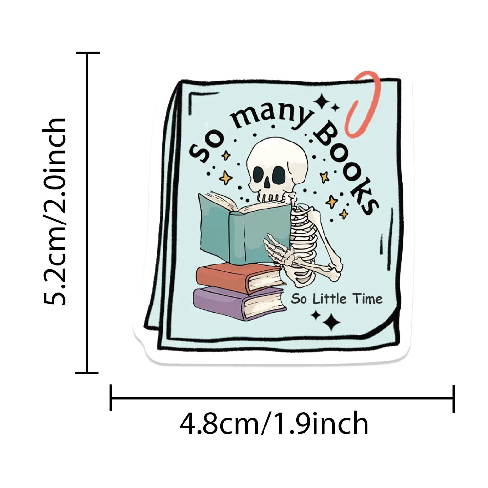 50PCS/pack Dark Romance Stickers Smutty Bookish Sticker Readers Adult Spicy Booktok Vinyl Decals Laptop IPAD Kindle Journal Deco