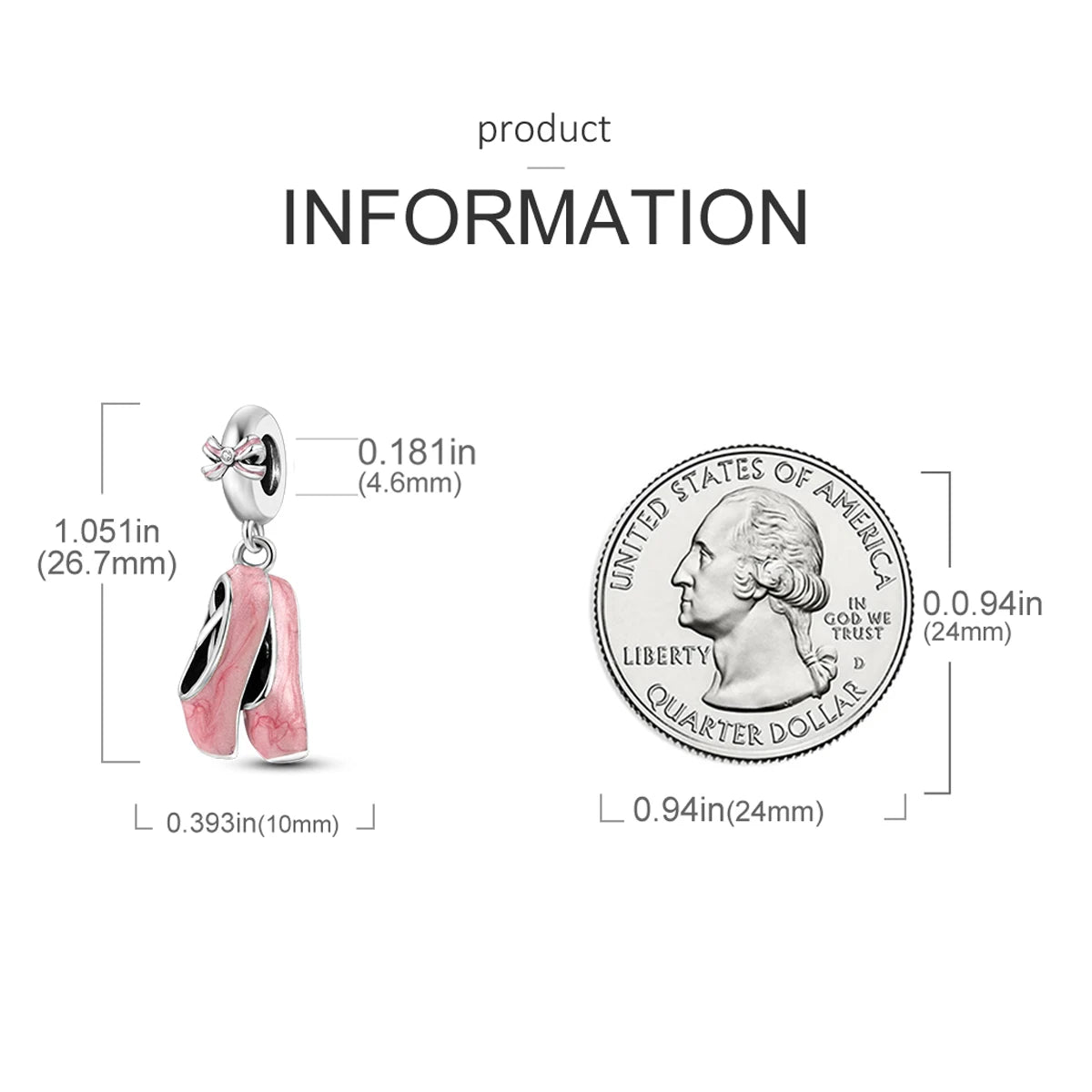 925 Silver Charms Skirt Ballet Shoes Pink Pendants Fit Original Bracelet Beads Diy For Woman Jewelry