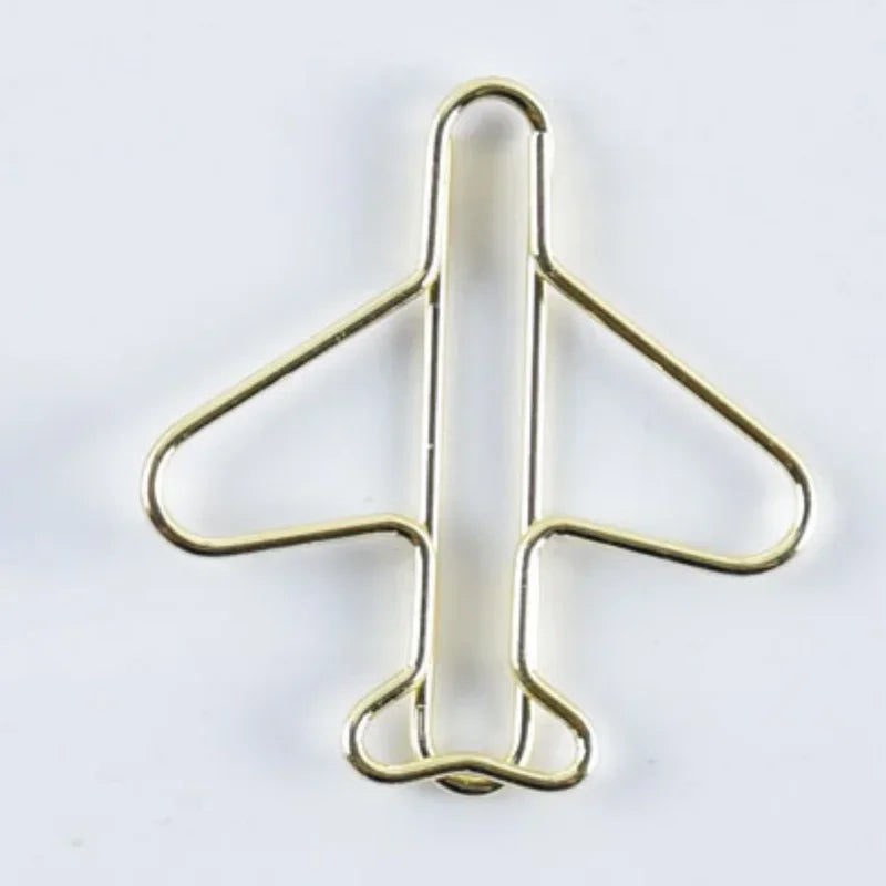 10pcs/set Metal Paperclips Multiple Cartoon Heart Animal Styles Paper Clip Book Scrapbook Planner Page Bookmark Binder Clip - élise & madelyn