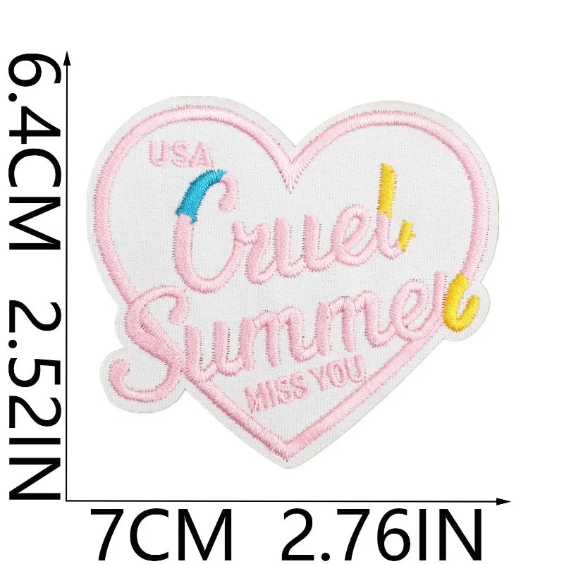 Swiftie Embroidered Iron-On Patches – Aesthetic Album & Era Appliqués for DIY Clothing, Bags, Jackets & Cardigans