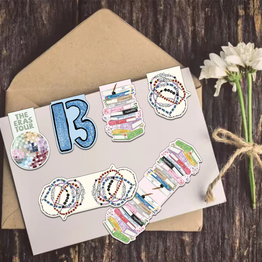 Taylor Swift Eras Tour Magnetic Bookmark Set (4PCS) – Book Lover Gifts & Student Stationery - élise & madelyn