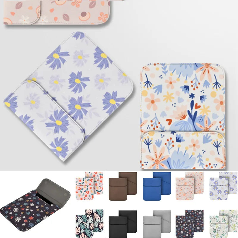 Universal Sleeve Cover for Kobo Clara Colour 6'' BW 2024 2E HD 2018 Glo HD Nia Aura HD H2O Edition 6.8'' E-book Pouch Bag Case