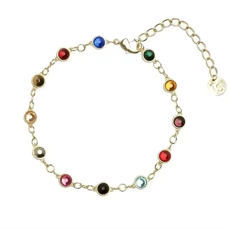 Bejeweled Friendship Bracelet | Colorful Crystal Charm Bracelet | Swiftie Jewelry Taylor Inspired Gift